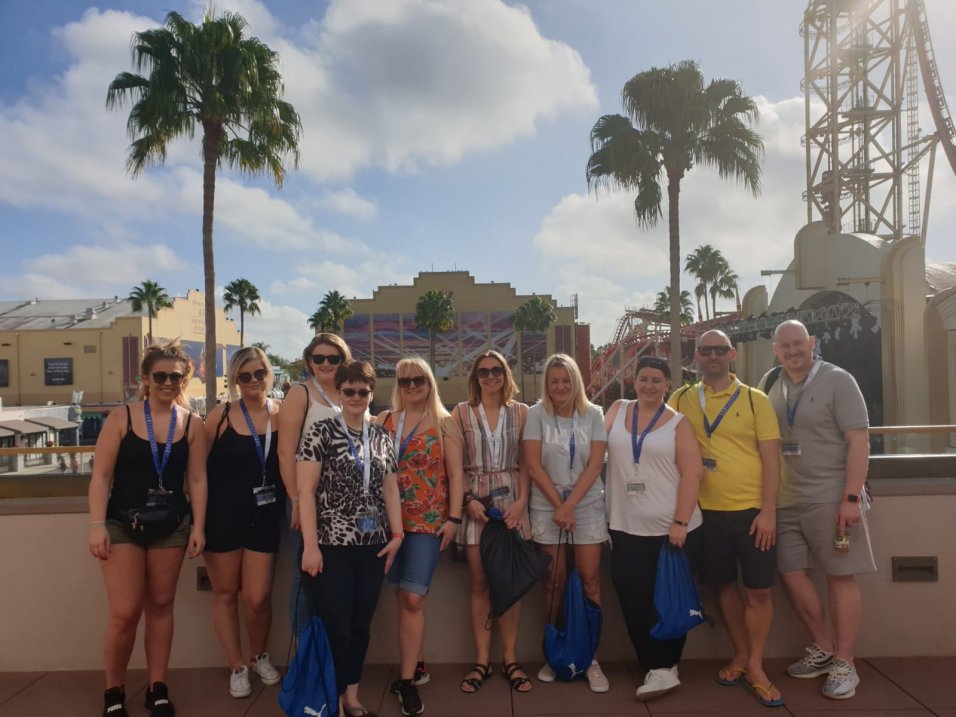 Group Photo - ready for getting to the parks