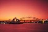 Sunset over Sydney Harbour